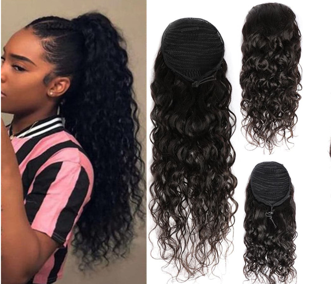 Drawstring ponytail